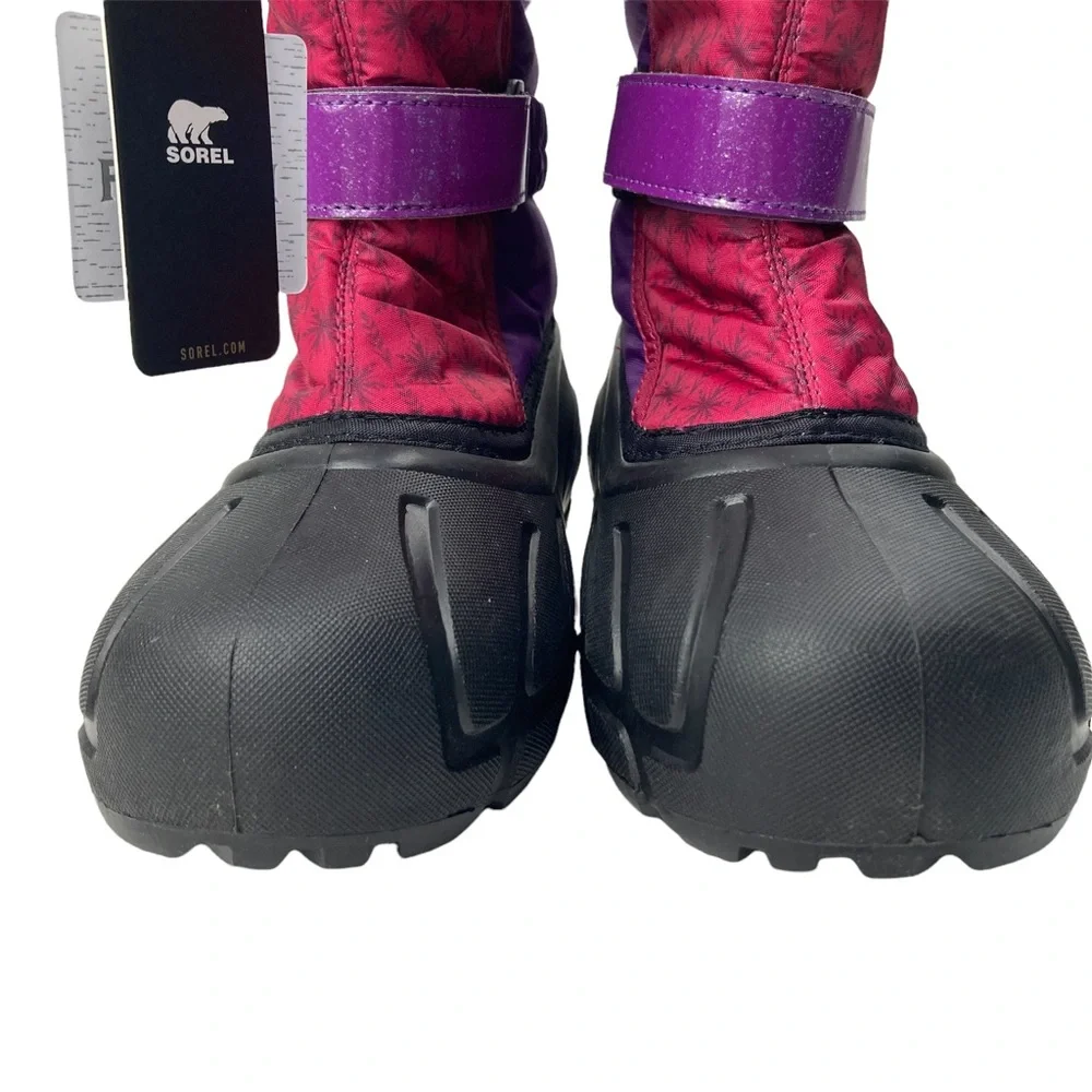 Sorel Disney rain boots toddler Waterproof Little Youth Flurry Frozen 2 PURPLE, - Picture 12 of 13